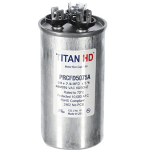 Titan HD Round Dual Capacitor, 50+7.5MFD, 440/370V